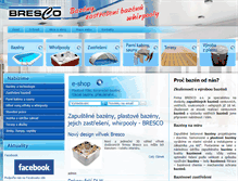 Tablet Screenshot of bresco.cz